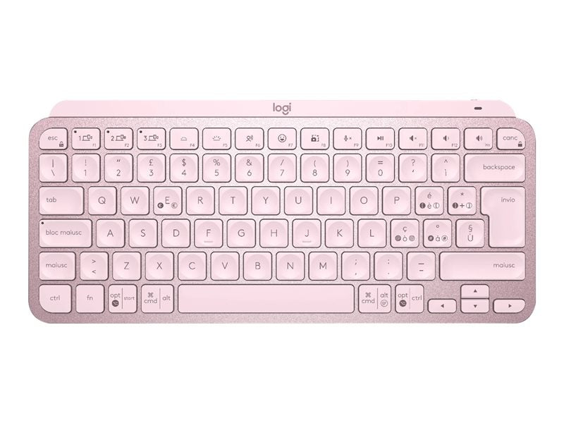 Teclado logitech mx keys mini rosa