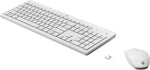 Teclado + ratón HP 230 wireless inalámbrico -  blanco