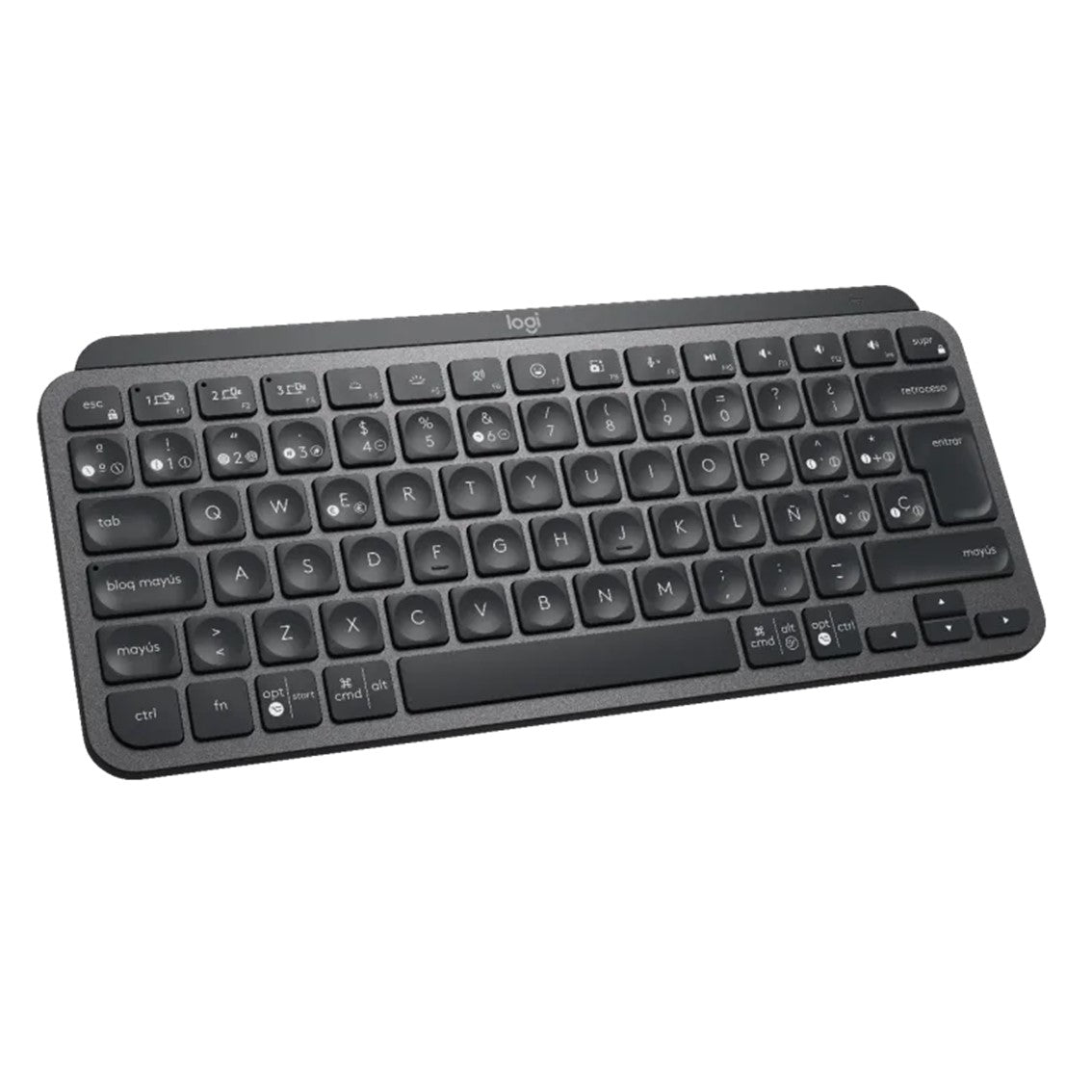 Teclado logitech mx keys mini grafito wireless inalambrico español bateria