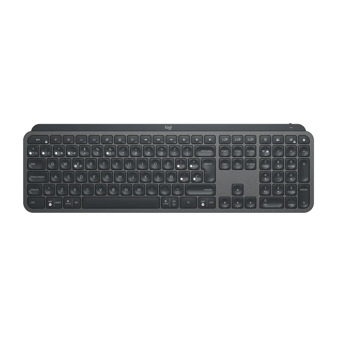 Teclado Logitech mx keys wireless inalámbrico español