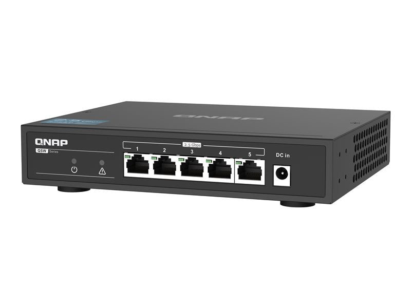 Switch qnap qsw - 1105 - 5t 5 puertos 10 - 100 - 1000 - 2.5g