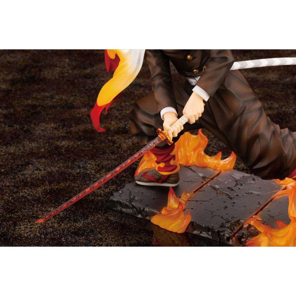 Figura Kotobukiya demon slayer kimetsu no yaiba kyojuro rengoku bonus edition