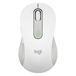 Mouse raton logitech m650 grande optico wireless inalambrico blanco crudo