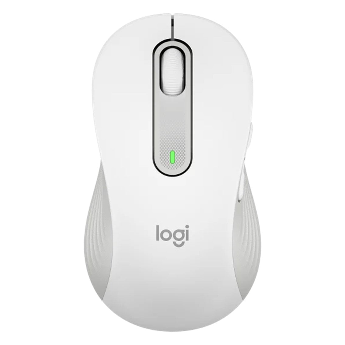 Mouse ratón Logitech m650 para zurdos óptico wireless inalámbrico blanco crudo