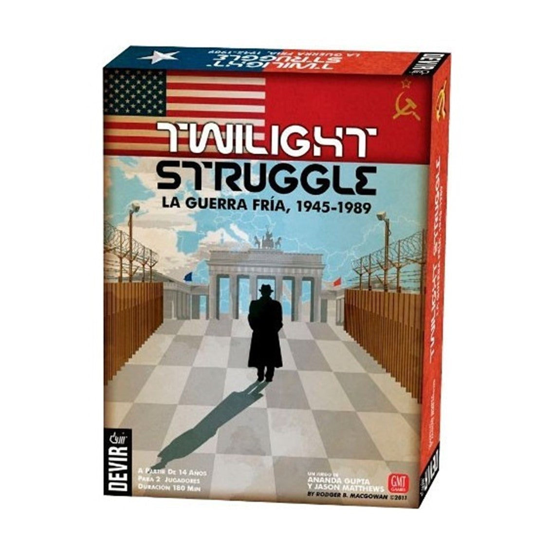 Juego de mesa Devir twilight struggle: la guerra fría PEGI 14