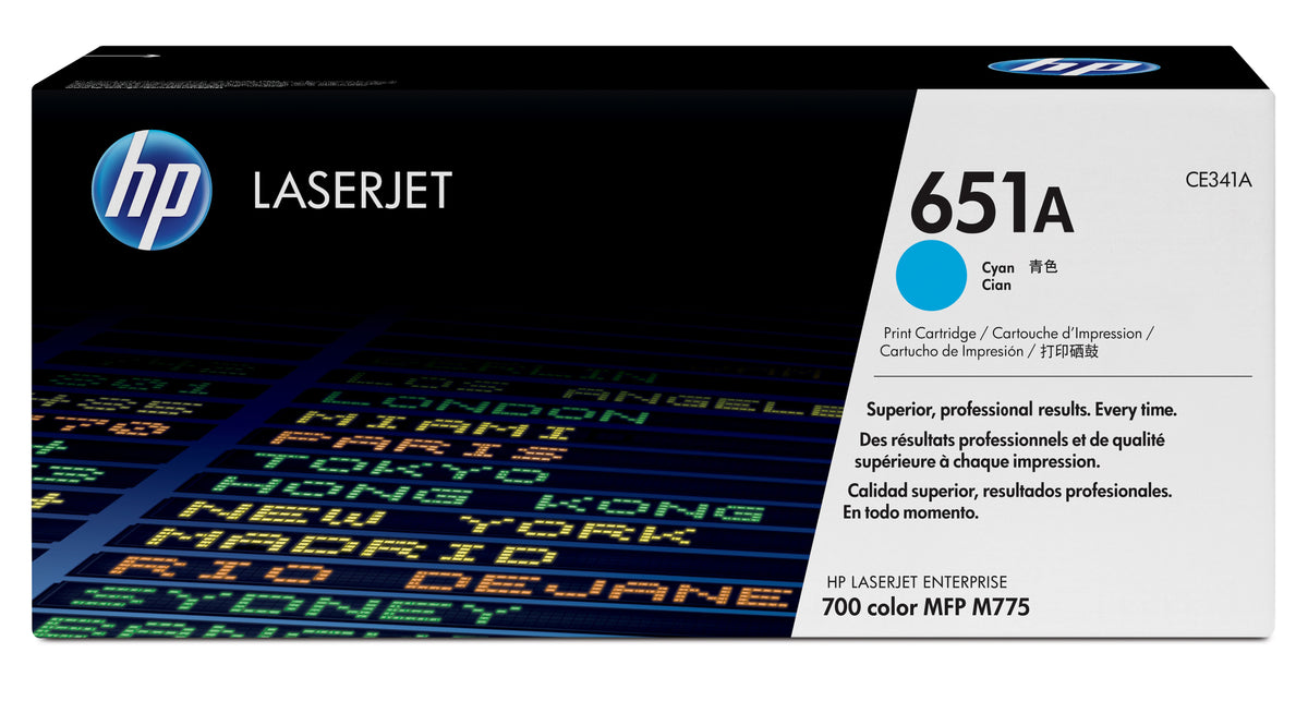 Toner HP 651a cian laserjet
