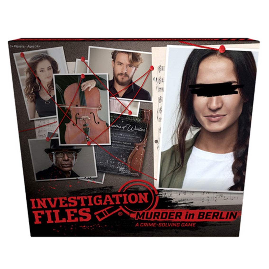 Juego de mesa invgestigation files: asesinato en berlin PEGI 14