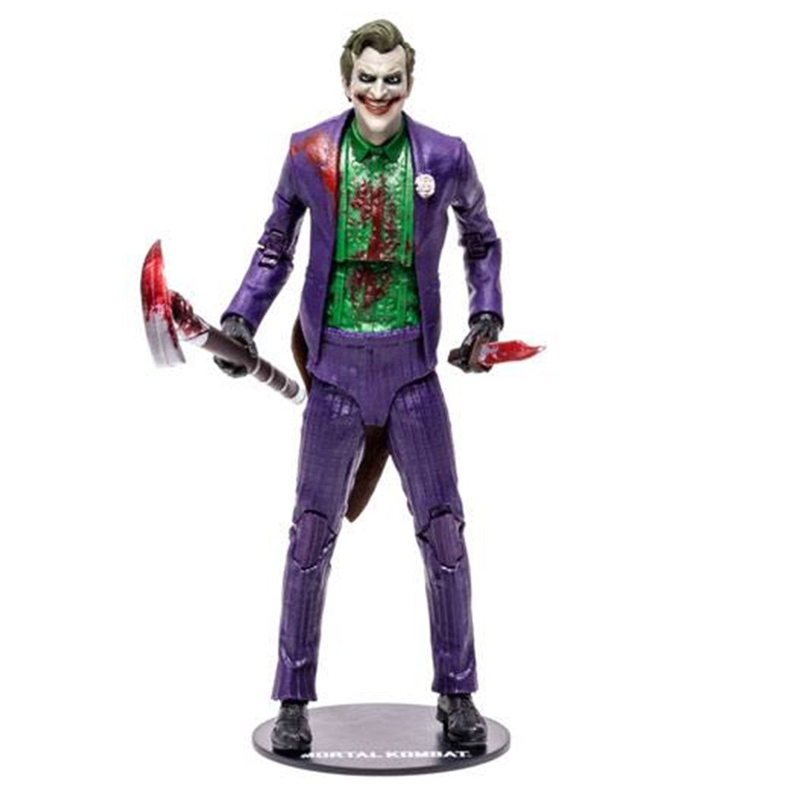 Figura mcfarlane toys mortal kombat 11 the joker · bloody