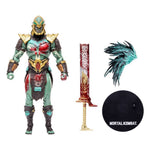 Figura mcfarlane toys mortal kombat kotal kahn (sangriento)