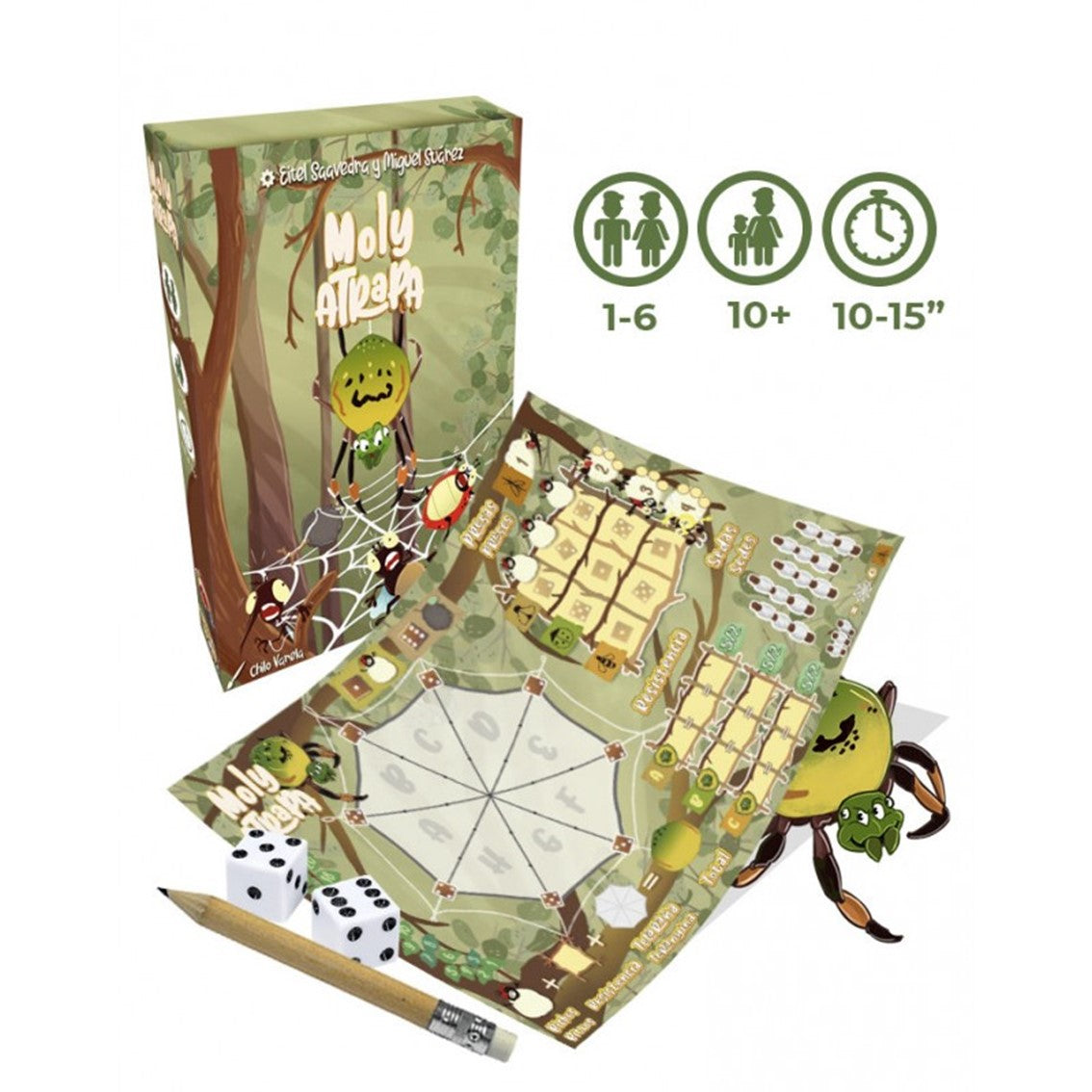 Juego de mesa moly atrapa PEGI 10