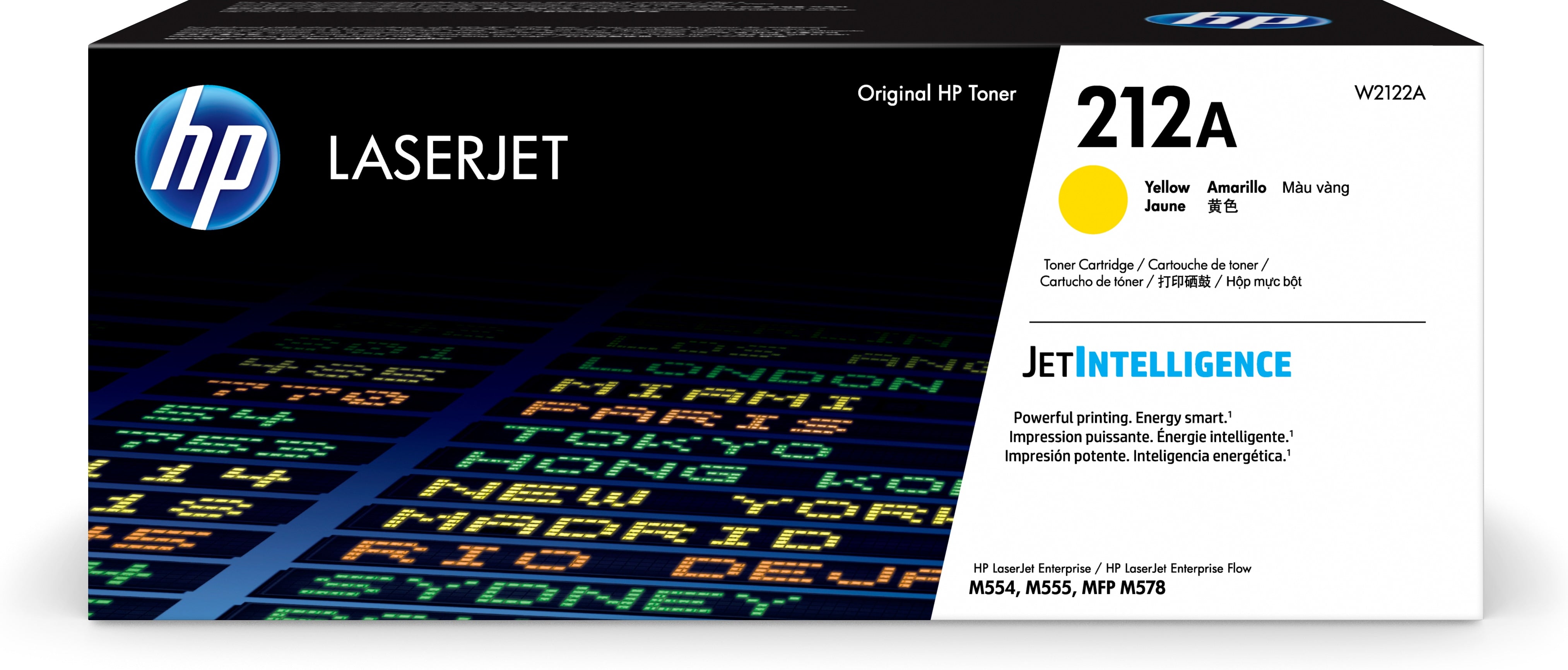 Toner HP 212a w2122a · amarillo m554 · m555 · m578