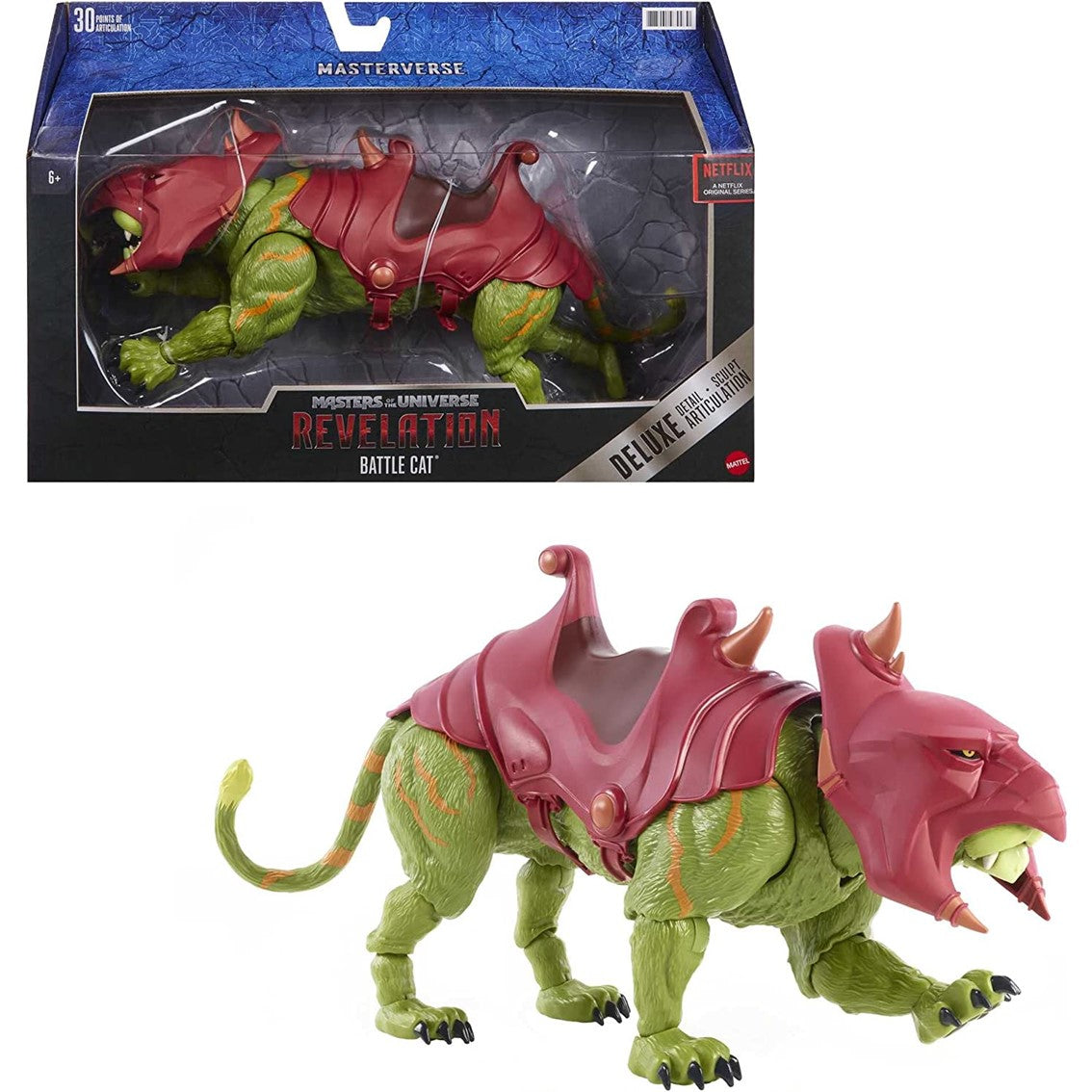 Figura Mattel masters of the universe revelation masterverse battle cat