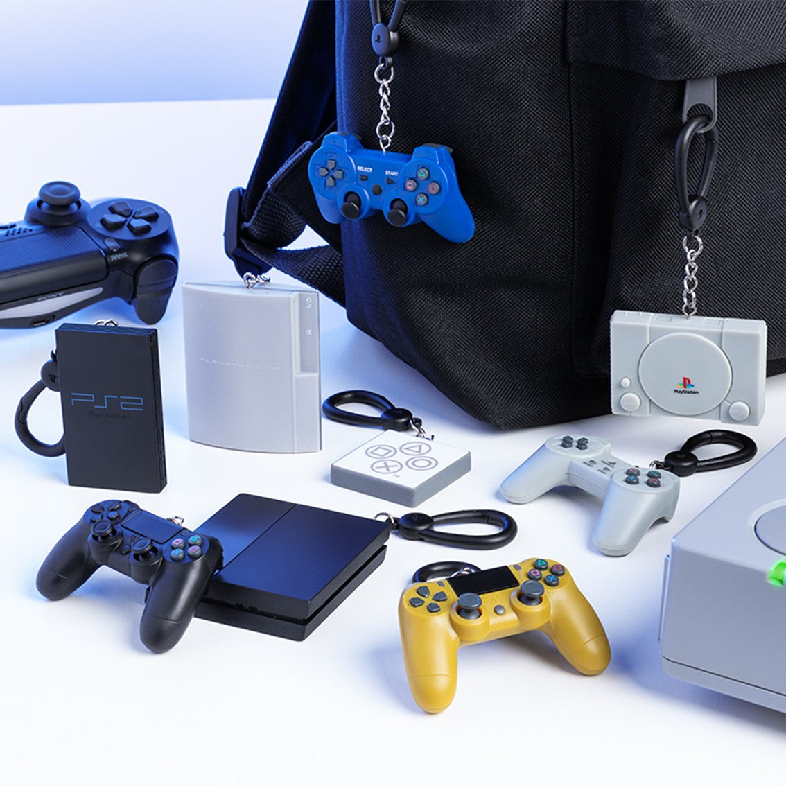 Figuras con colgante backpack budies Paladone playstation