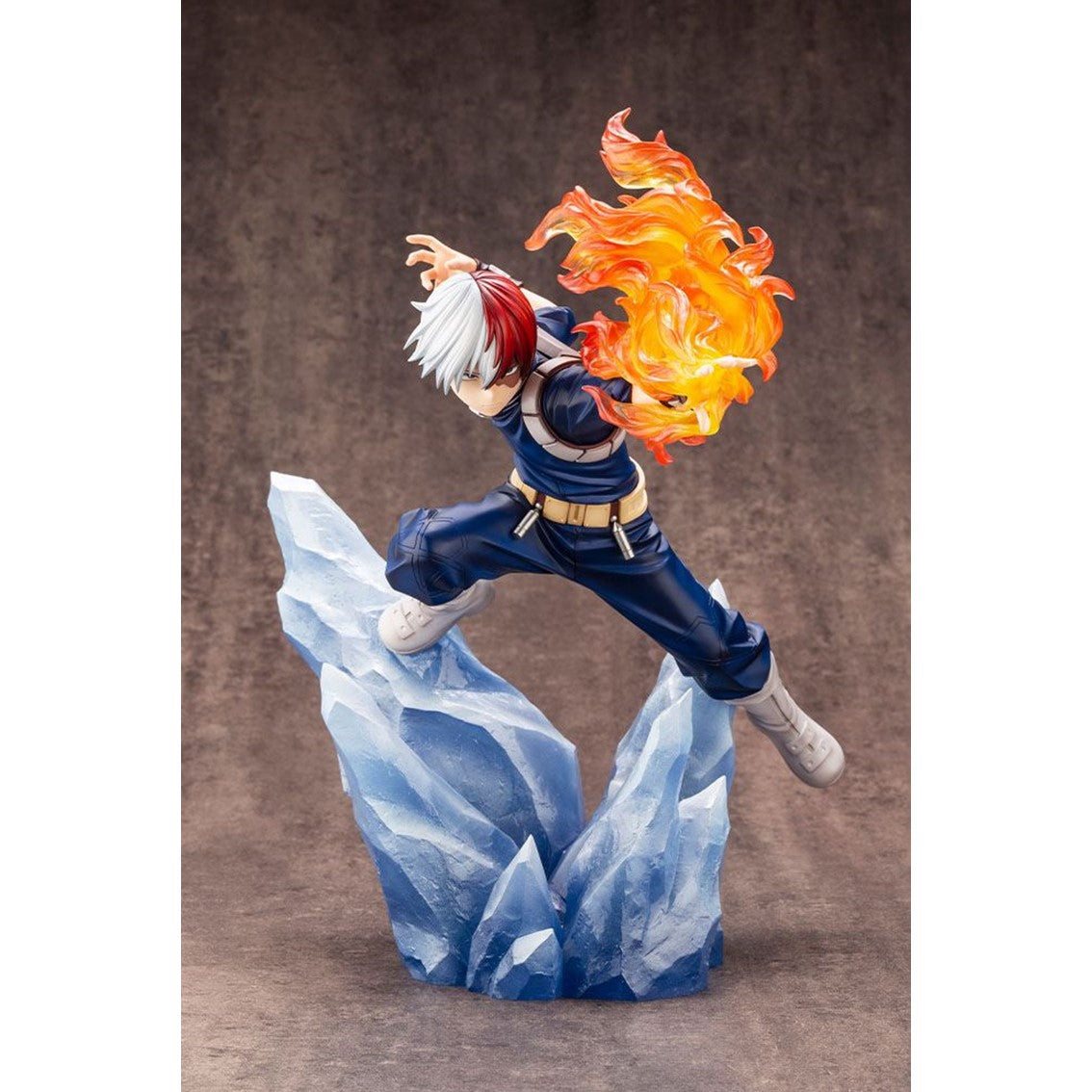 Figura Kotobukiya my hero academia artfxj shoto todoroki ver 2 bonus edition pvc escala 1 - 8 26 cm