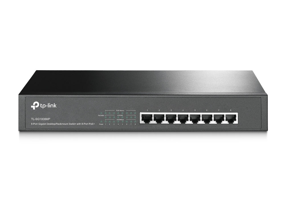 Switch 8 puertos tp - link tl - sg1008mp 10