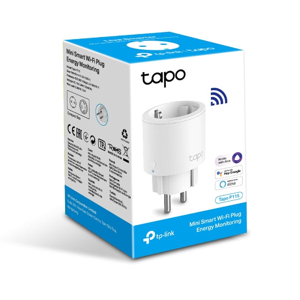 Mini enchufe inteligente tp - link tapo p115 2.4ghz