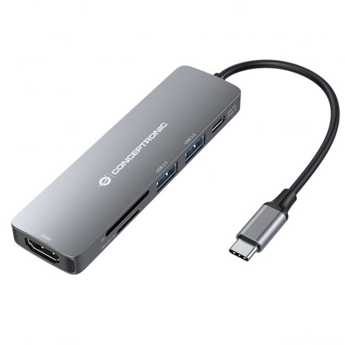 Adaptador usb - c 6en1 conceptronic donn11 hdmi