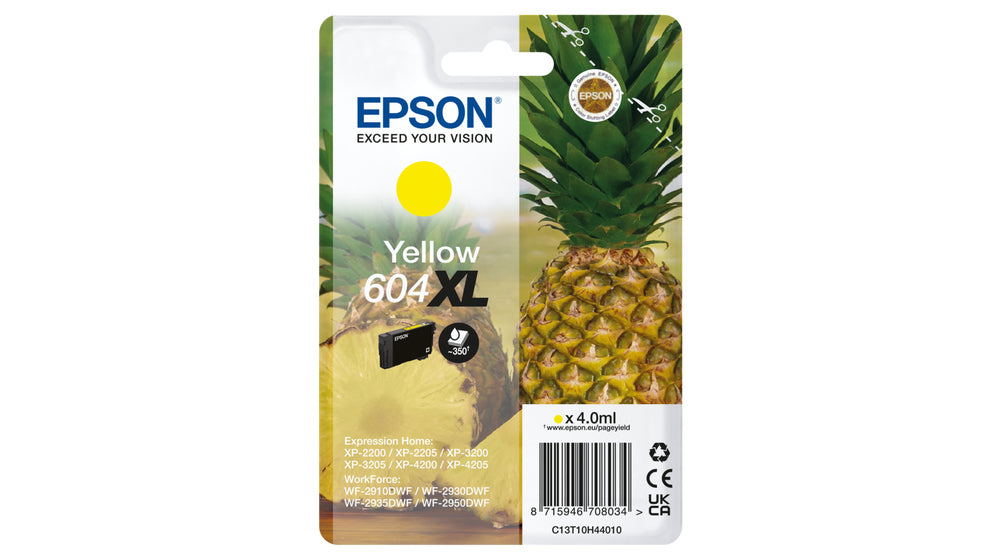 Cartucho epson 604xl amarillo c13t10h44010 xp2200