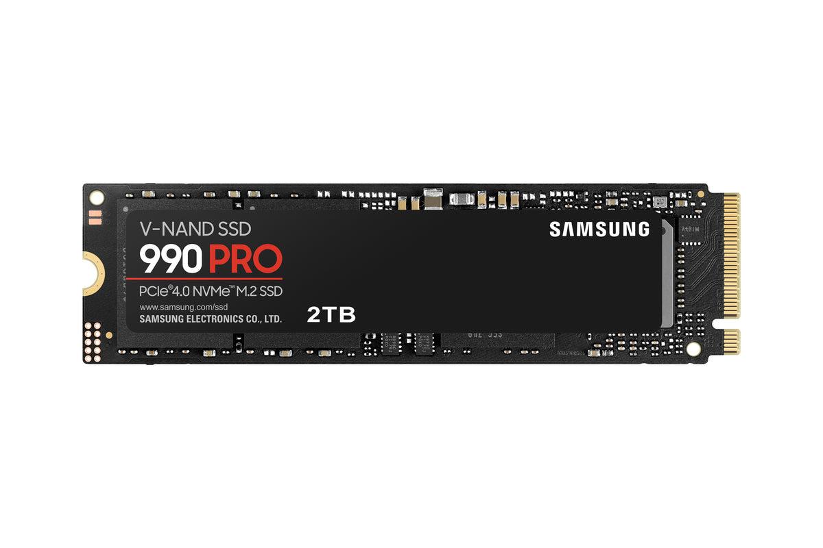 Disco duro interno solido SSD Samsung mz - v9p2t0bw - 990 pro - 2TB - M.2 2280 - PCIe 4.0