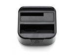 Base dock discos sata conceptronic 2 bahias 2.5 pulgadas -  3.5 pulgadas - usb tipo c - sata - funcion clonacion