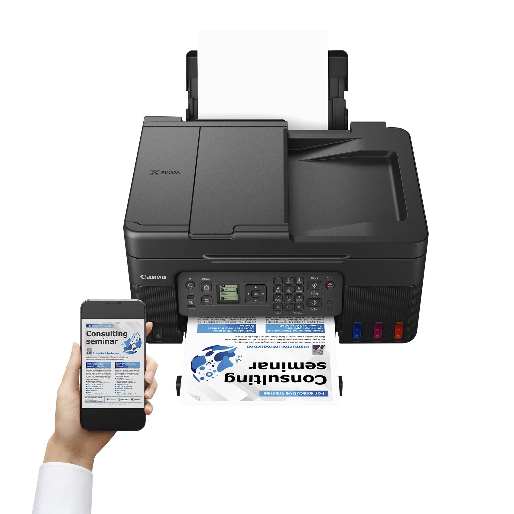 Multifuncion canon pixma g4570 megatank inyeccion color fax -  a4 -  11ipm -  4800ppp -  usb -  wifi -  adf
