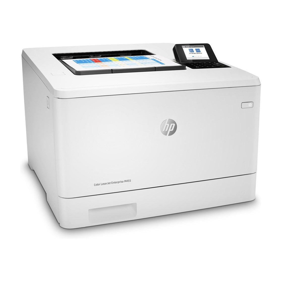 Impresora HP laser color laserjet enterprise m455dn a4 · 27ppm · 1.25GB · USB · red · WiFi · duplex