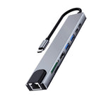 Docking station usb tipo c Ewent ew1146 8 en 1 87w - hdmi 4k - 1 x usb tipo c pd - 1 x usb tipo c - 2 x usb tipo a - rj45 - lector de tarjetas