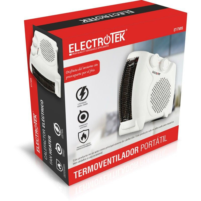 Termoventilador portátil Thulos et - tv05 1000w 2000w