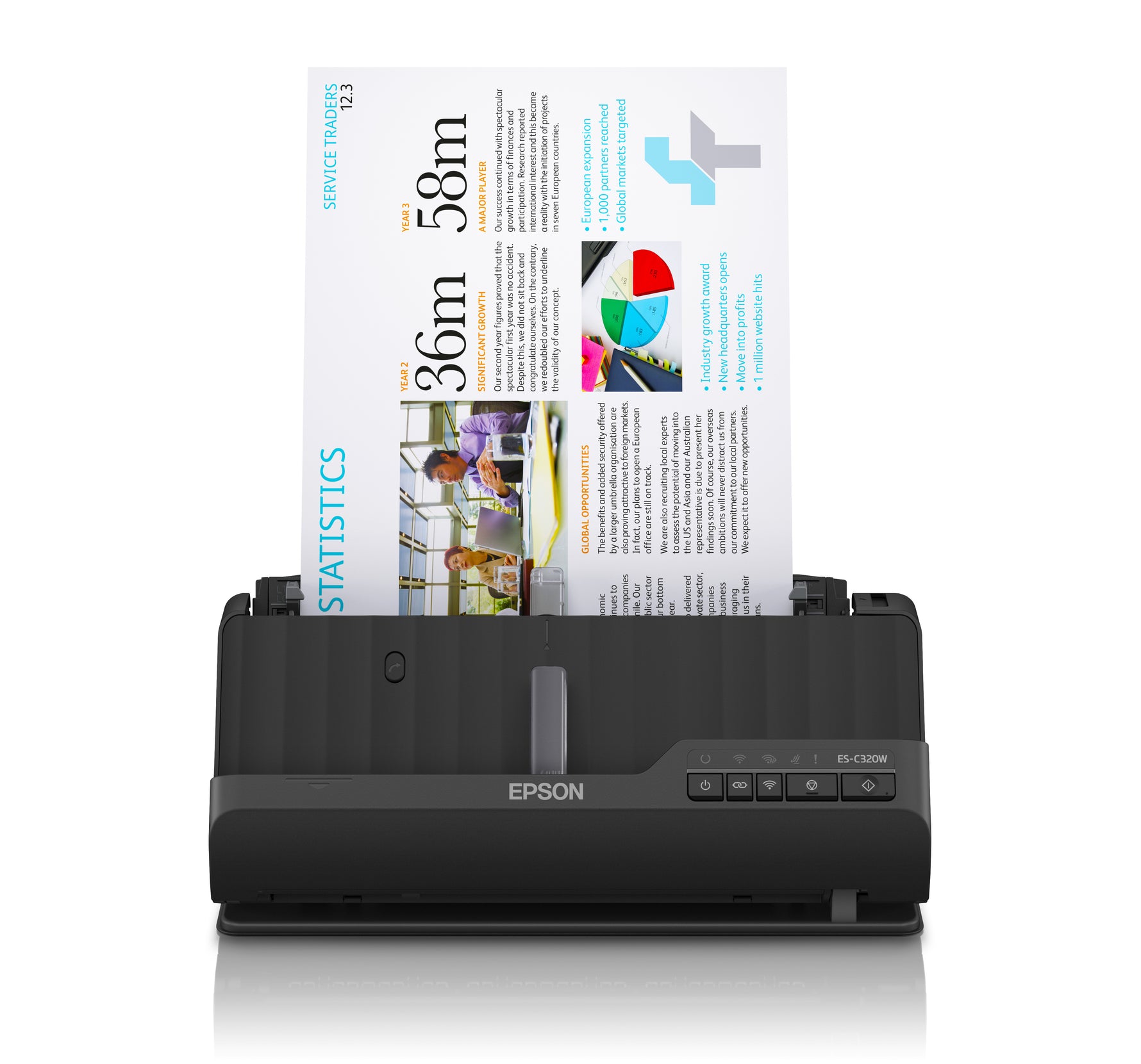 Escaner sobremesa epson es - c320w a4 30ppm