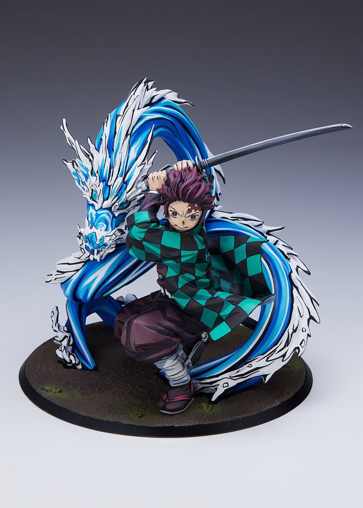 Estatua Aniplex demon slayer kimetsu no yaiba tanjiro kamado 1 - 8 ver.19 cm