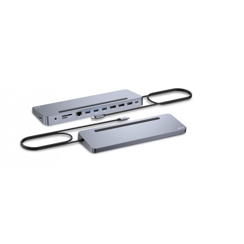 Dock i - tec USB - c ergo 3x lcd metal ergonómico 4K dock pd 100 w
