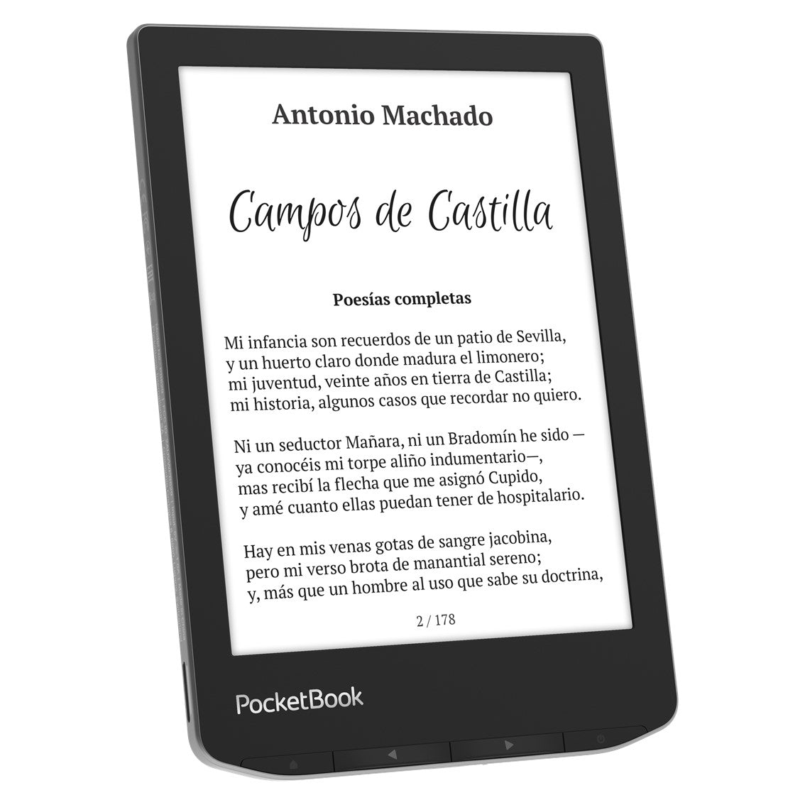 Libro electrónico ebook pocketbook verse 6 pulgadas 8GB gris niebla - mist grey