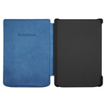 Pocketbook funda shell series verse + verse pro - patron flores blanco azul