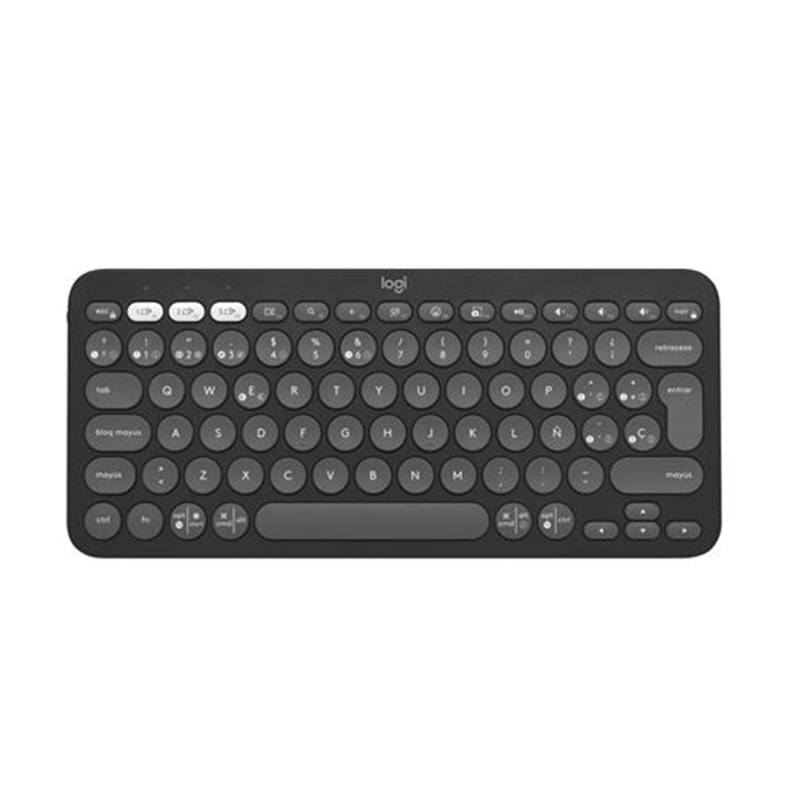 Teclado Logitech pebble keys 2 k380s inalambrico Grafito #grafito