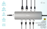 Nano docking station i - tec usb - c metal nano 2x display docking station + power delivery 100 w