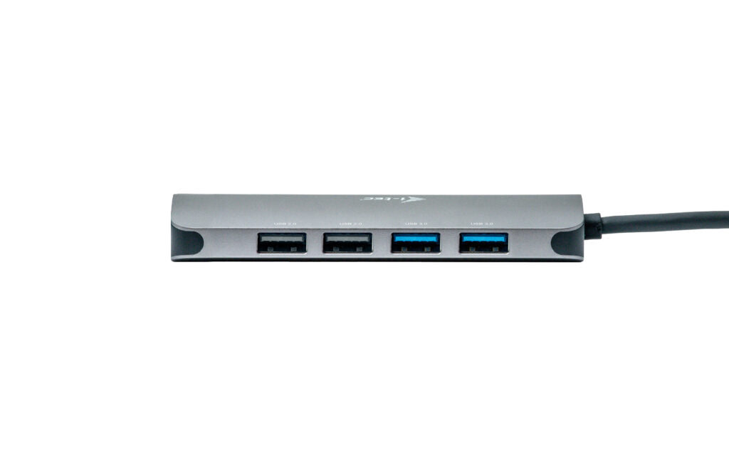 Nano docking station i - tec usb - c metal nano 2x display docking station + power delivery 100 w