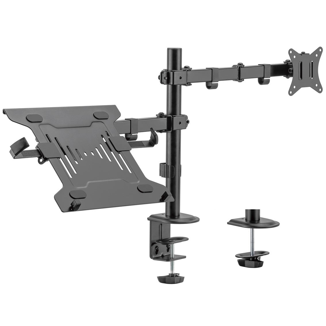 Soporte de escritorio Ewent ew1519 para monitor hasta 34 pulgadas y portátil hasta 15.6 pulgadas carga maxima 9kg