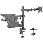 Soporte de escritorio Ewent ew1519 para monitor hasta 34 pulgadas y portátil hasta 15.6 pulgadas carga maxima 9kg