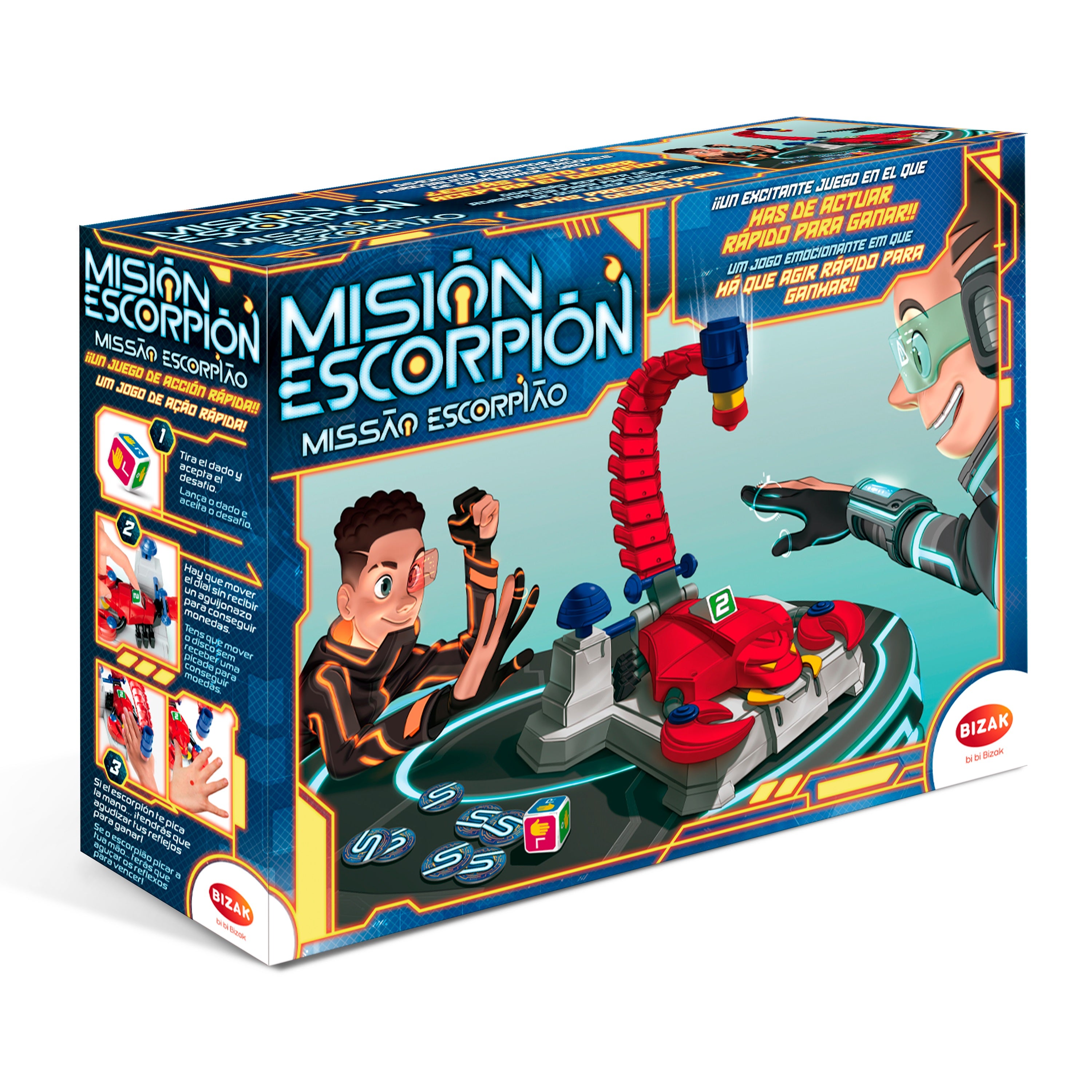 Juego de mesa Bizak misión escorpión