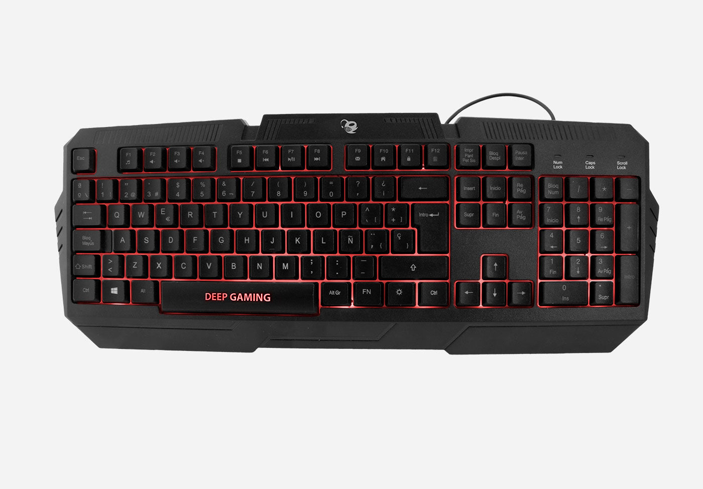 Kit teclado + raton + auriculares + alfombrilla gaming coolbox x - wing 2