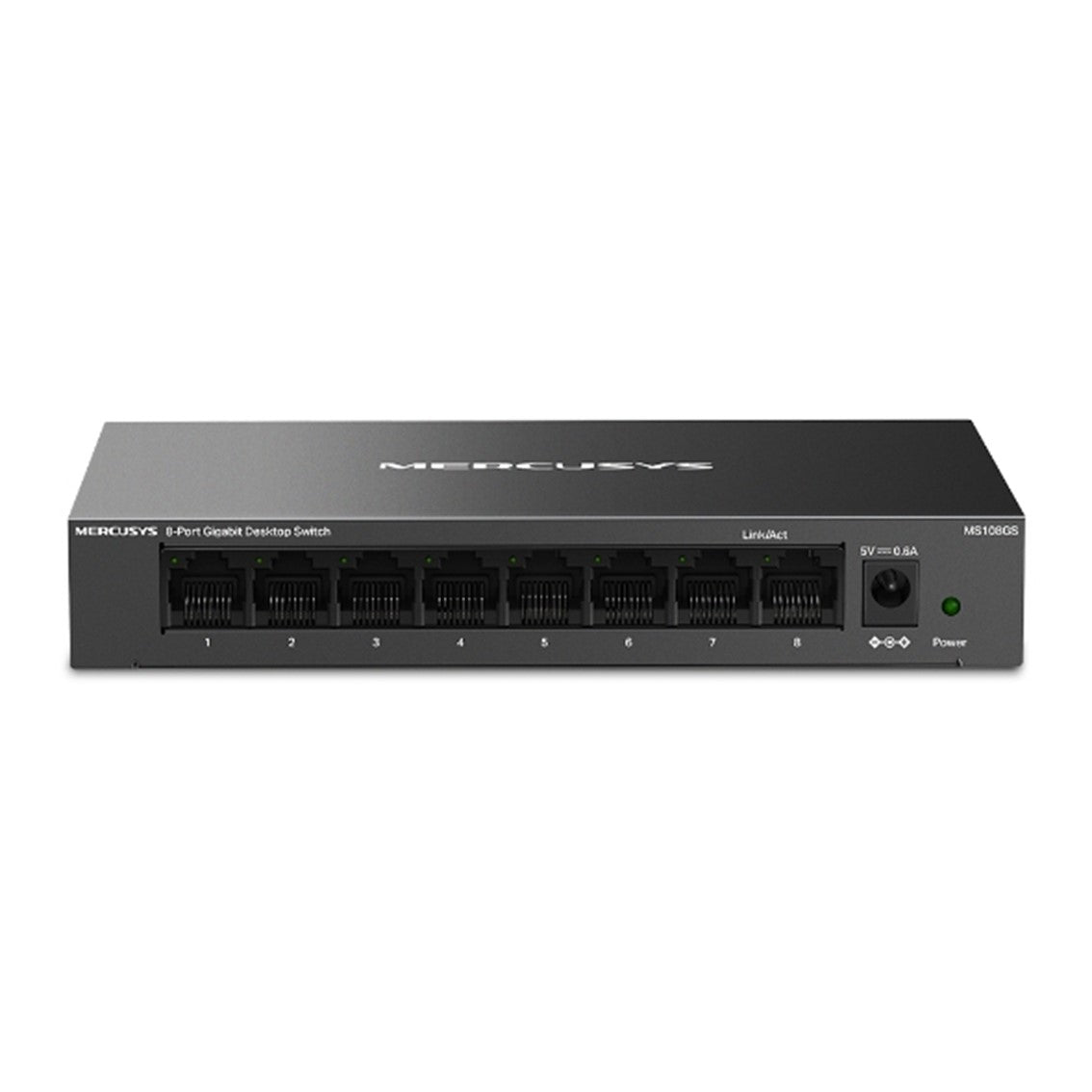 Switch Mercusys ms108gs 8 puertos · 10 - 100 - 1000mbps · RJ45
