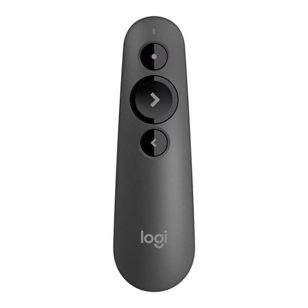 Mando wireless inalámbrico Logitech r500s para presentaciones · bluetooth · grafito