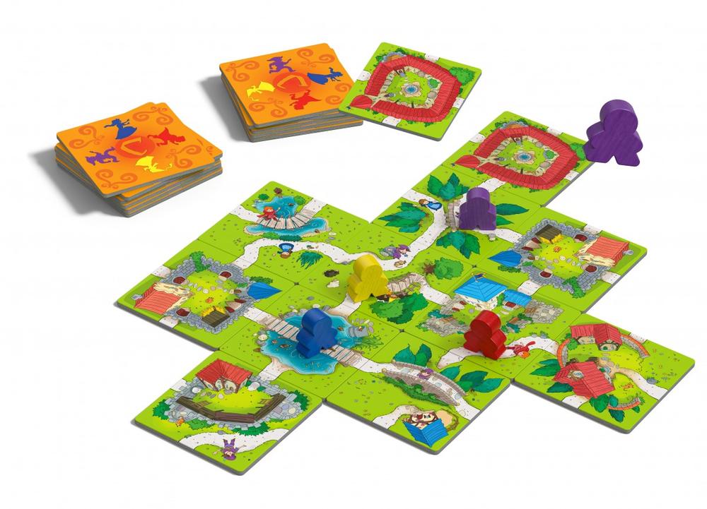 Juego mesa devir carcassonne junior (trilingüe)