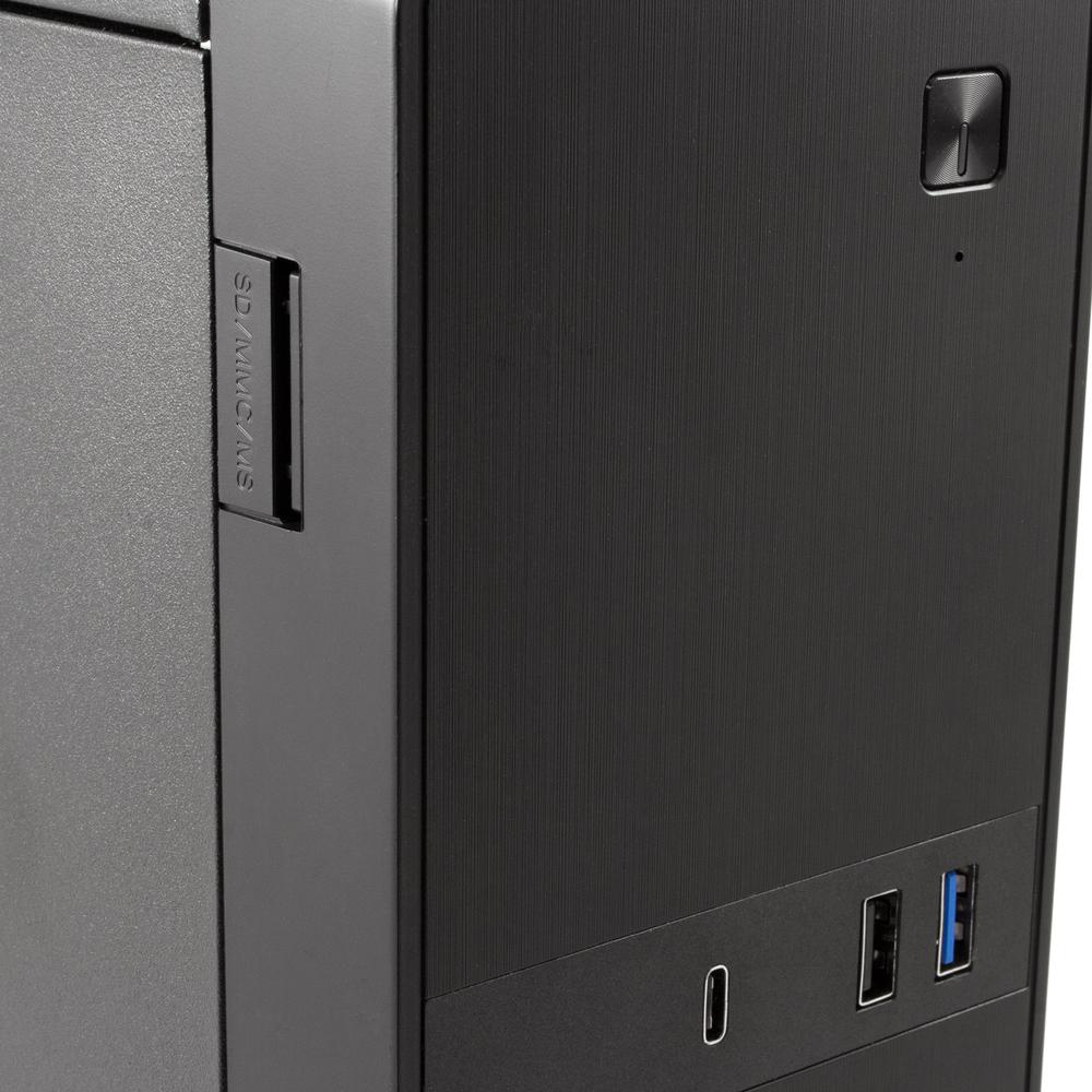 Caja ordenador sobremesa Coolbox microatx slim t310 USB - c lector de tarjetas fuente sfx 300w bronze incluida