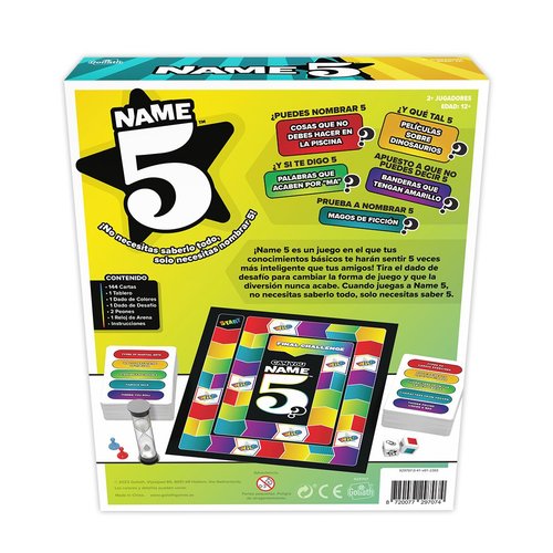 Juego de mesa name 5 big box