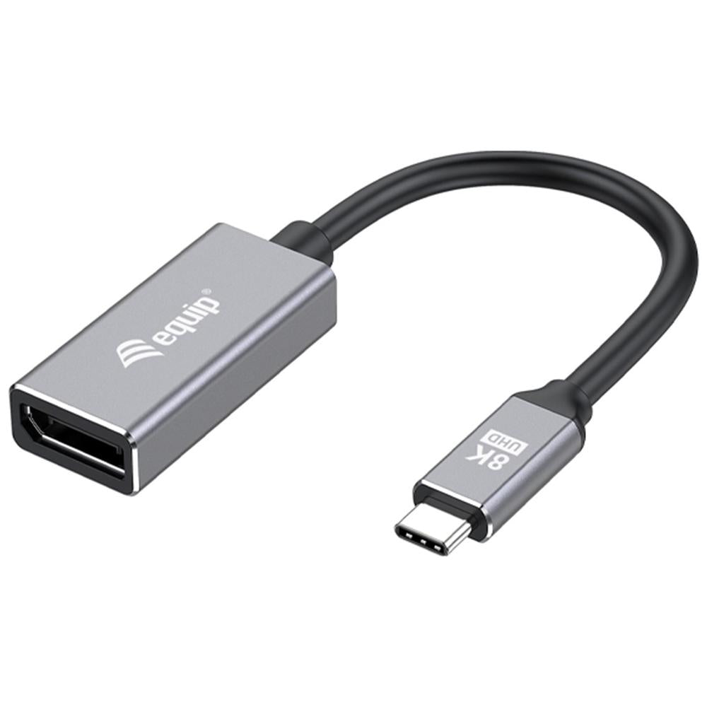 Cable USB tipo c a displayport Equip 1.4 8K macho - hembra 0.15m