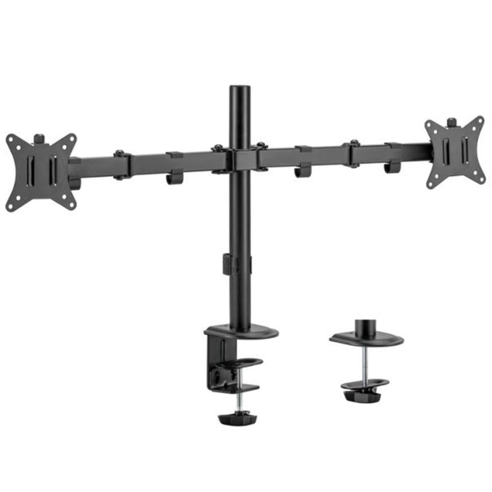 Soporte mesa Equip vesa hasta 32 pulgadas 100x100 max 9kg doble pantalla