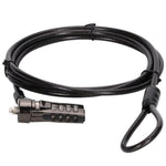 Cable seguridad Conceptronic combinación 4 digitos para portátiles 1.8m