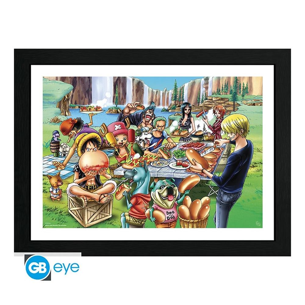 Impresion ilustración gb eye one piece hot dog party