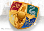 Peluche the noble collection harry potter escudo hogwarts y snitch dorada